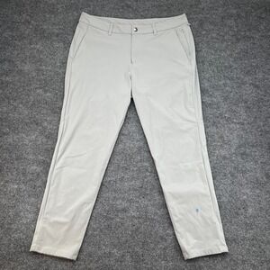 Lululemon Commission Pants Mens 36x30 Silver Drop Slim Fit Performance M5AF1S
